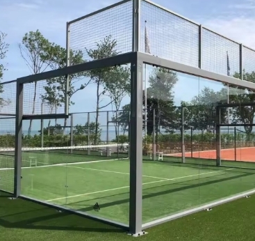 How to set up the lighting site of indoor padel court?