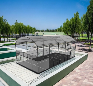 What are the common tactics at Panoramic Padel court?